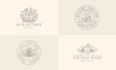 design custom hand drawn house logo