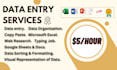 do professional data typing at low price