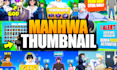 make professional manhwa recap thumbnail
