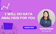 do statistical data analysis and analyze data using spss, excel, python or r