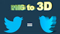 create a 3d rotating logo animation