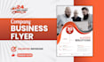 create professional business flyer leaflet design