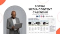 develop a strategic social media content calendar for growth