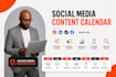 develop a strategic social media content calendar for growth