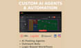 build custom agents and ai automation for your saas