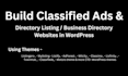 create listing directory and classified ads website