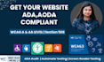 make your website ada , aoda and wcag compliance