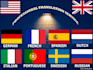 manual translation into all languages
