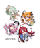 draw and design cute chibi anime illustration and characters