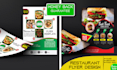 do premium restaurant menu, fast food menu, flyer or brochure design