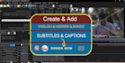 make hebrew, english or arabic subtitles to your video