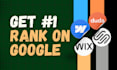 do wix, webflow, squarespace and duda SEO to boost wix website ranking
