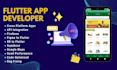 develop your flutter app with firebase UI UX and figma to flutter design in dart