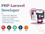 do custom web solutions through PHP laravel