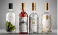 do expert energy drink, wine, gin, vodka, juice label design