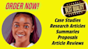 conduct research and case study for you business
