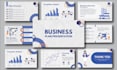design presentation, keynote, pitch desk with animation in powerpoint and canva