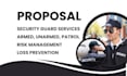 craft your security guard services proposal, rfp, and tender