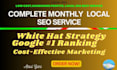do monthly based local SEO gbp ranking with local contestant analyze