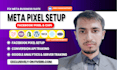 setup meta facebook pixel, google analytics 4, and server side tracking