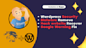 remove wordpress malware,virus and recover hacked website  fix google warning