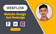 create webflow website, figma to webflow or xd to webflow