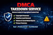 file dmca takedown to remove leaked or copyrighted infringing content online