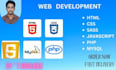 develop html, css, javascript,  and mysql programming tasks