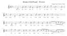 engrave your sheet music with lilypond