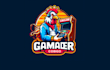 design outstanding rooster gaming logo with express delivery