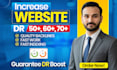 increase ahrefs domain rating, DR 70 plus using high authority SEO backlinks
