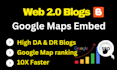 embed your google map on 8000 web 2 0 blogs