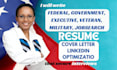 write federal, executive, government, usajobs, military, veteran, ksa resume
