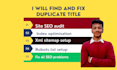 fix duplicate title tag