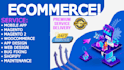 build ecommerce mobile app in magento 2, shopify, flutterflow or woocommerce