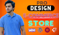 design woocommerce store or rebuild, redesign, edit, revamp wordpress website