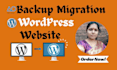backup, migrate or transfer your wordpress website within 2 hours