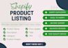 enhance your shopify store through expert product listing proficiency
