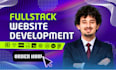 do custom website development as a full stack web developer
