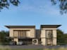 make 3d exterior rendering with day view and night view