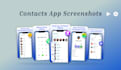 design app screenshot for app store and play store