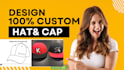 create tech packed hat tshirts and cap designs with mockup magic
