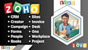 do anything in zoho CRM, creator, mail, forms, sign, people