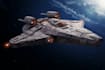 draw a sci fi art, spaceship and illustration for you