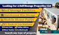 provide you self storage and mobile home park list with skip tracing