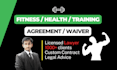 write gym, personal training, fitness, liability waiver