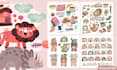 create whimsical scandinavian style illustration