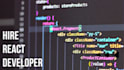 be your frontend web developer, react js and typescript developer