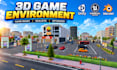 create 3d game maps, environments and assets