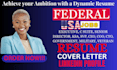 write a unique federal resume, usajobs, cover letter in 6hrs